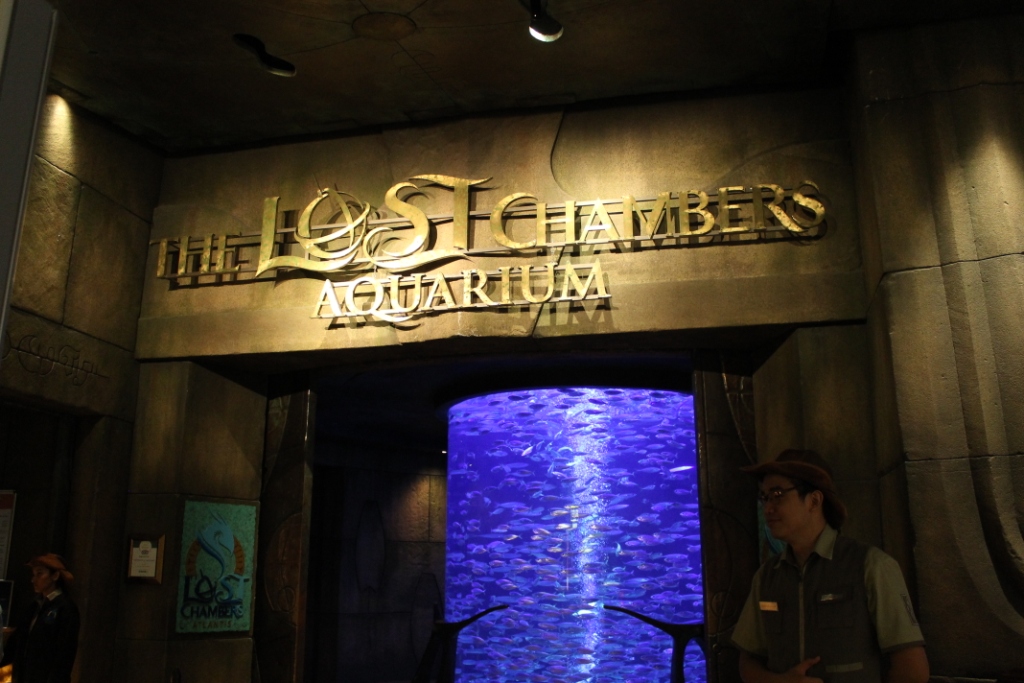 A Trip to The Lost Chambers Aquarium, Atlantis…