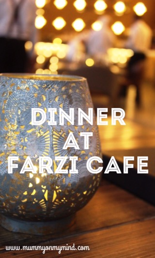 Dinner at Farzi Café Dubai- Review…