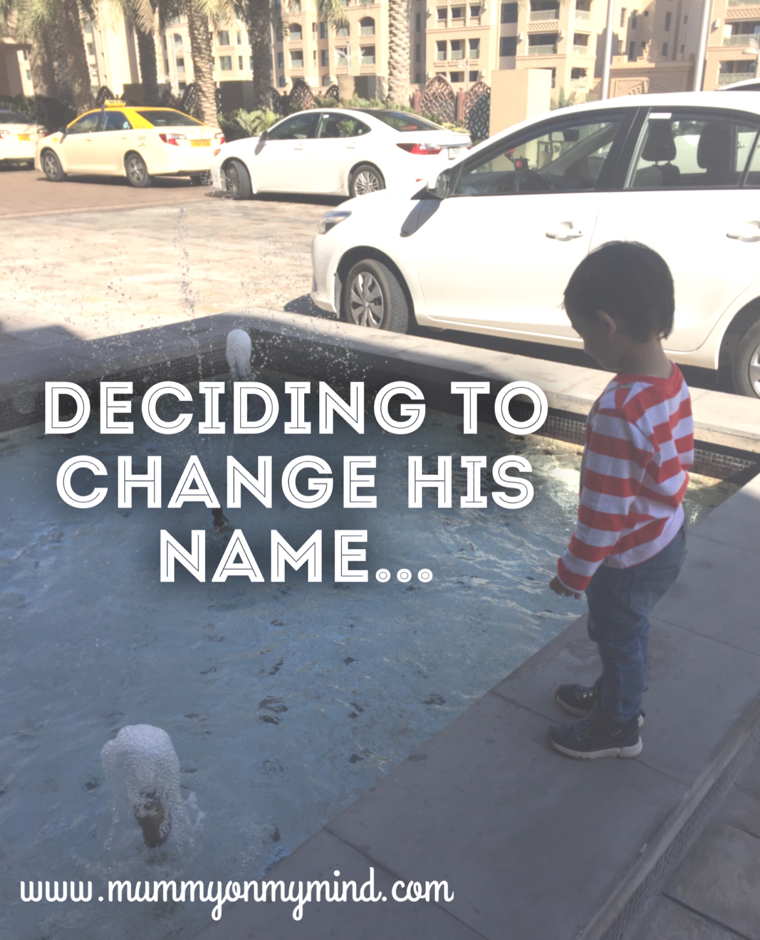 Deciding To Change His Name…