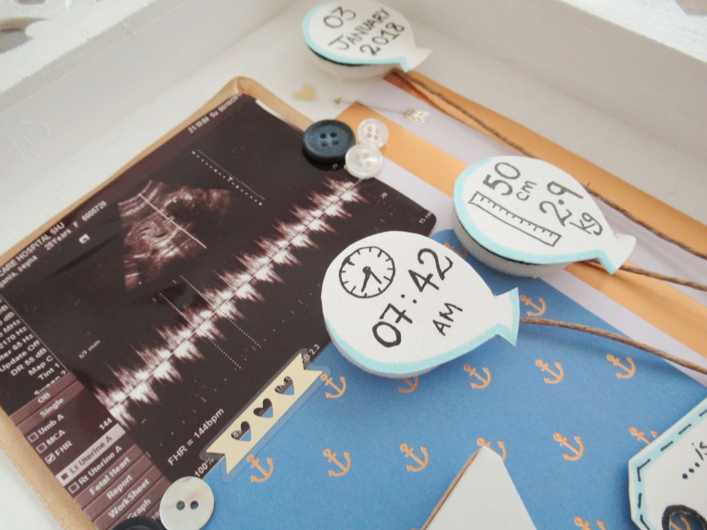 How I Create a Newborn Baby Shadow Box | Photo Tutorial | Pretty Paper Studio